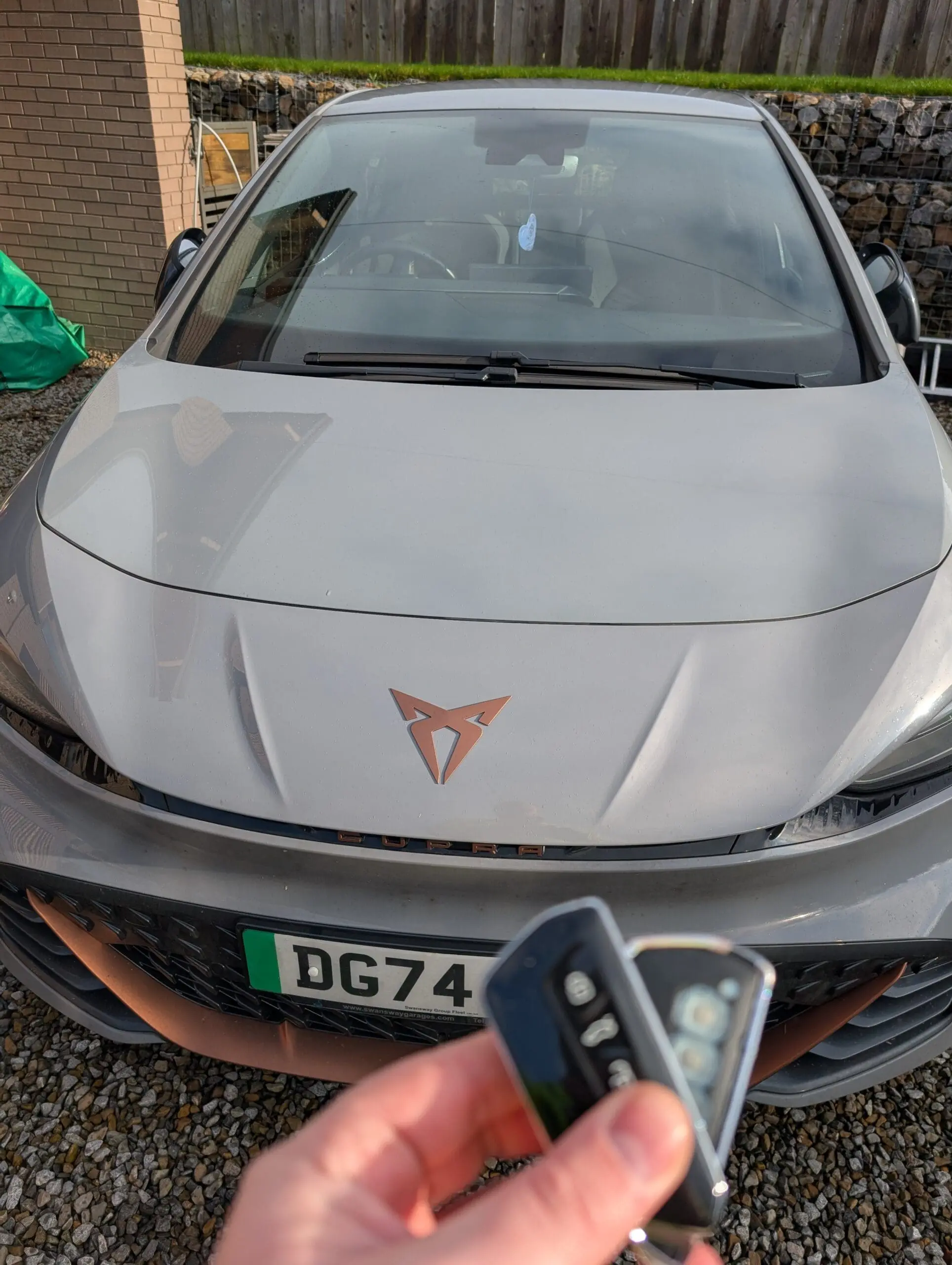 Cupra key programmed at customer's address