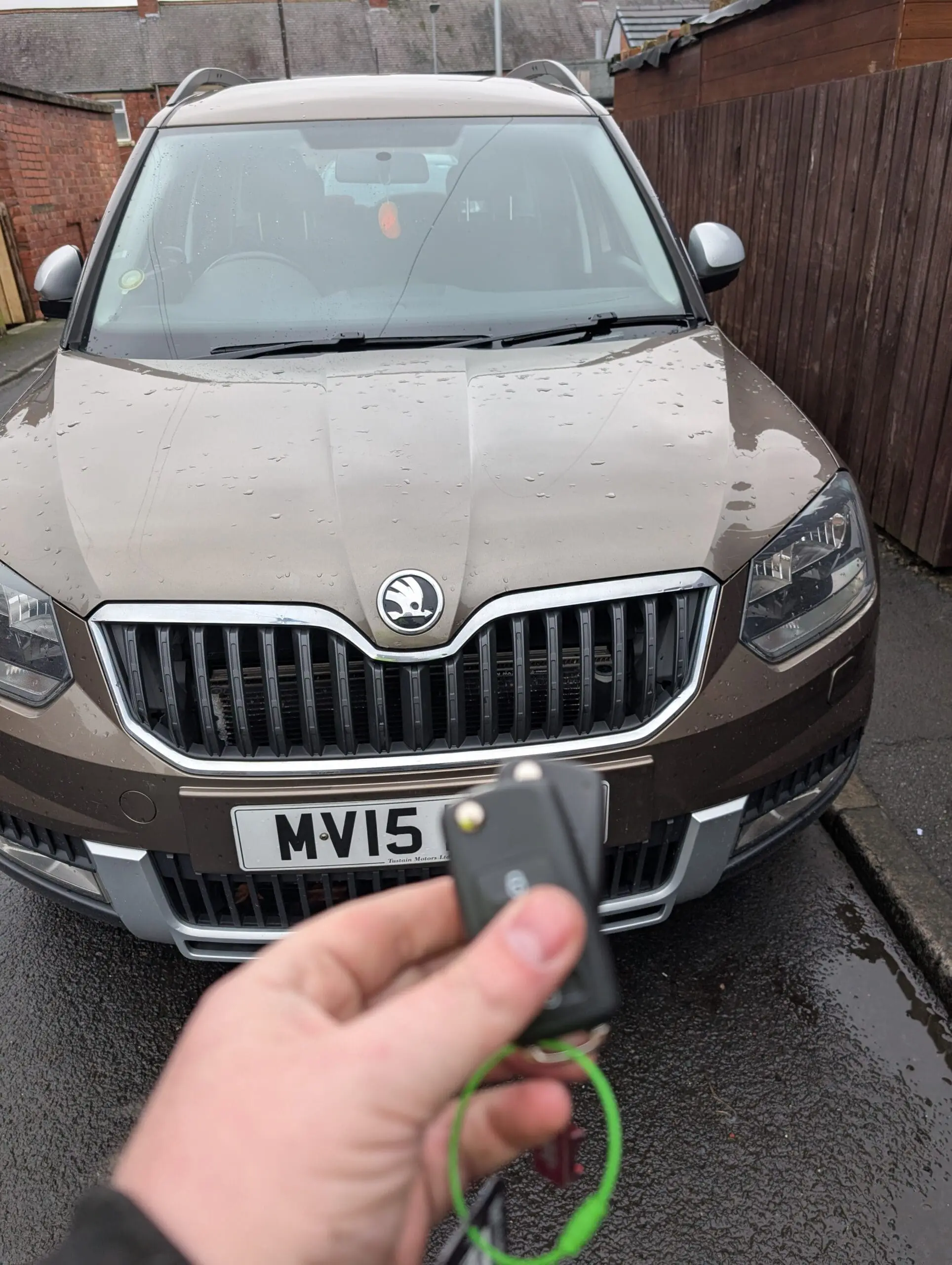 Skoda spare key fitted, ready to test