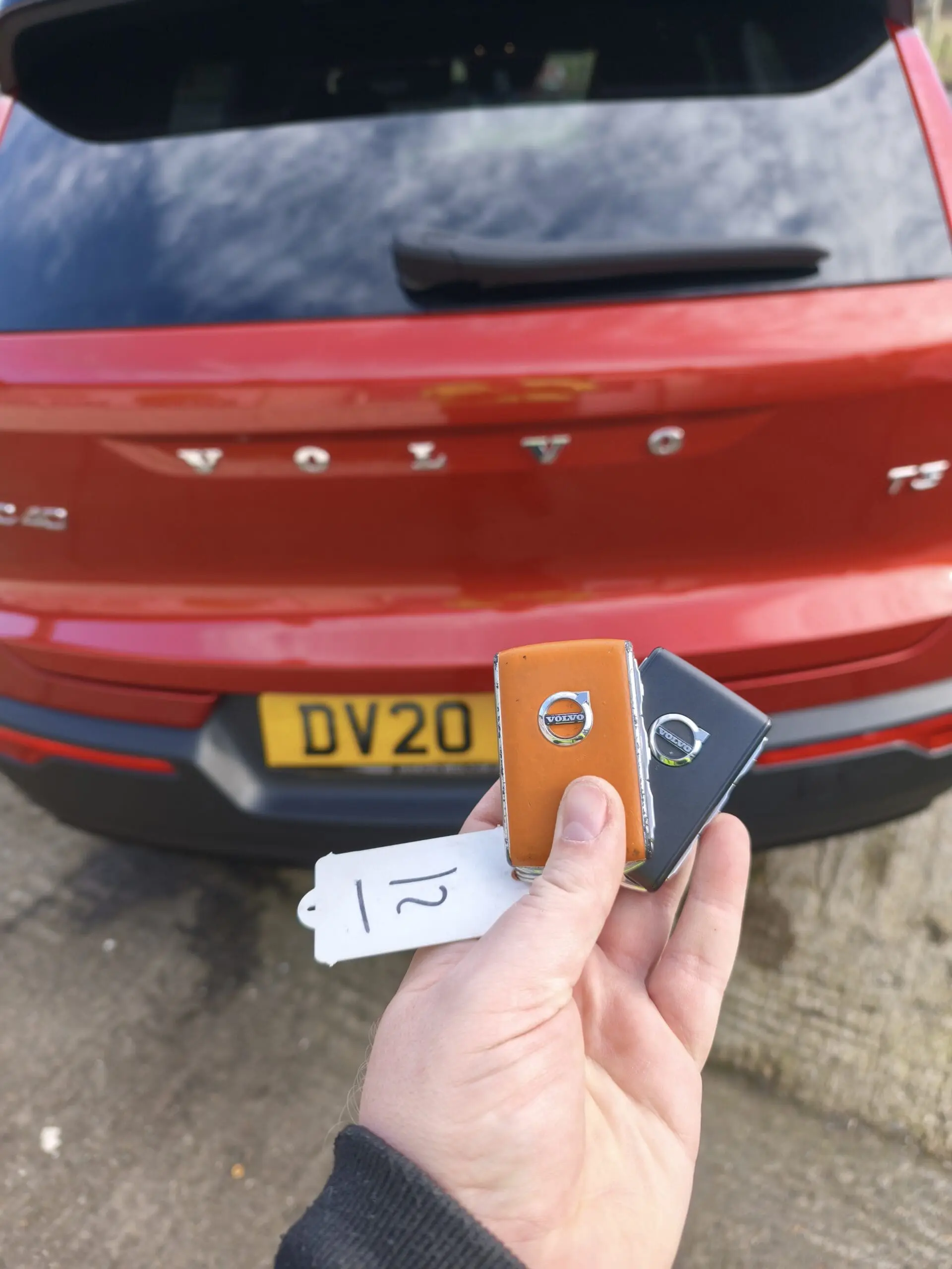 Auto locksmith performing a non-destructive vehicle entry — Key Crafters mobile auto locksmith covering Etherley